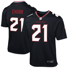 Nick Chubb Houston Texans Youth Team Game Jersey - Navy - Nike