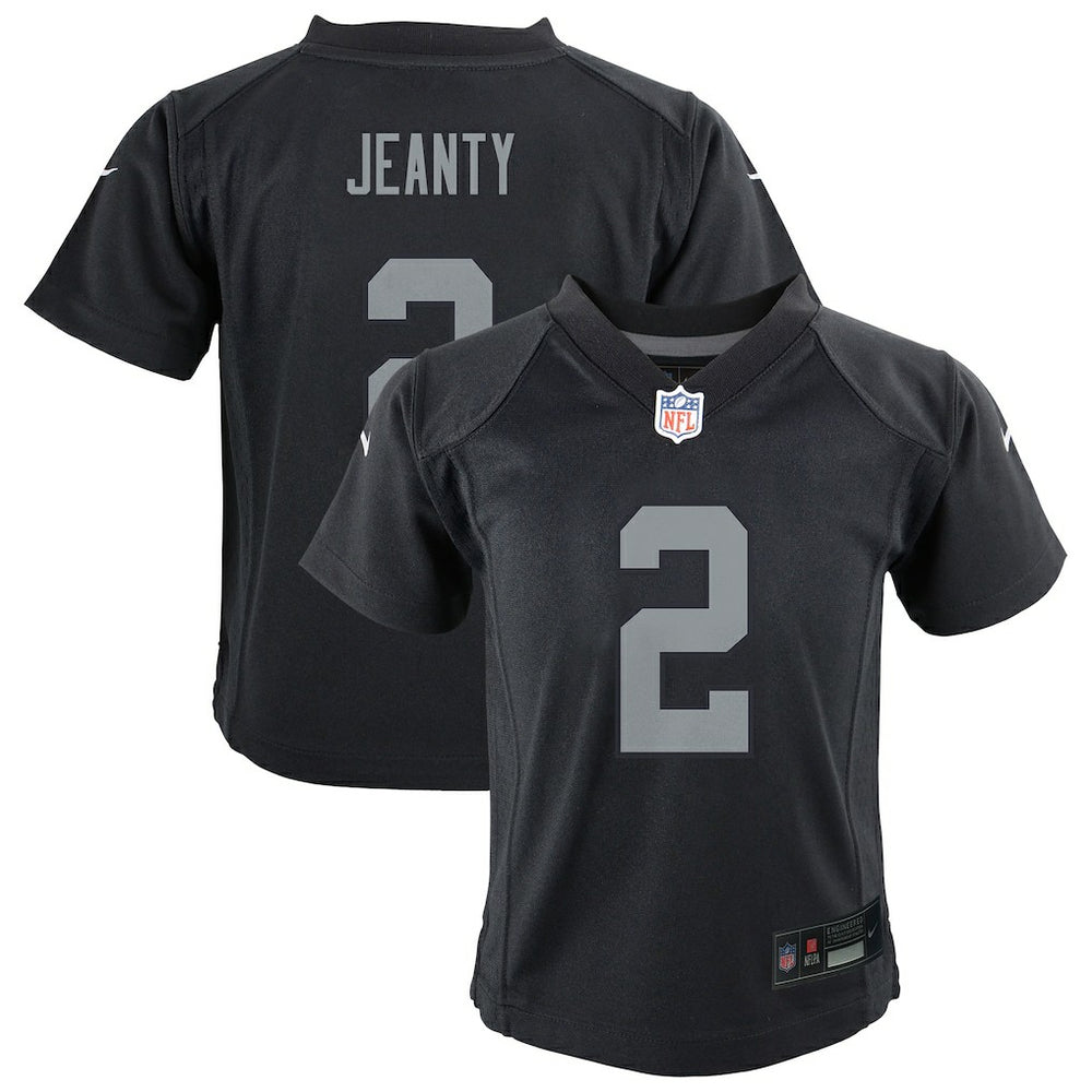 Ashton Jeanty Las Vegas Raiders Preschool Team Player Game Jersey - Black - Nike