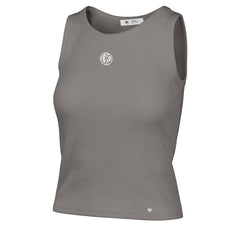 47 brand Dallas Mavericks '47 Women's Cropped Skyhook Baby Rib Tank Gray