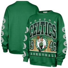 47 brand Boston Celtics '47 Women's Go Big Oversized Sweatshirt Kelly Green