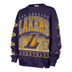 47 brand Los Angeles Lakers '47 Women's Go Big Oversized Sweatshirt Purple