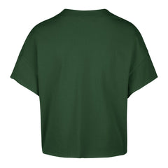 47 brand Milwaukee Bucks '47 Women's Elation Oversized Notch Neck T-Shirt Hunter Green