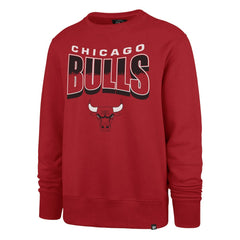 47 brand Chicago Bulls '47 Unisex Brush By Headline Crewneck Sweatshirt Red