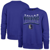 47 brand Dallas Mavericks '47 Unisex Brush By Headline Crewneck Sweatshirt Blue