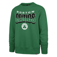 47 brand Boston Celtics '47 Unisex Brush By Headline Crewneck Sweatshirt Kelly Green