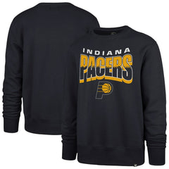 47 brand Indiana Pacers '47 Unisex Brush By Headline Crewneck Sweatshirt Navy