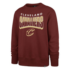 47 brand Cleveland Cavaliers '47 Unisex Brush By Headline Crewneck Sweatshirt Wine