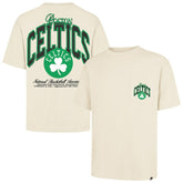 47 brand Boston Celtics '47 Unisex Crossover Collection Foundation Pocket T-Shirt Cream