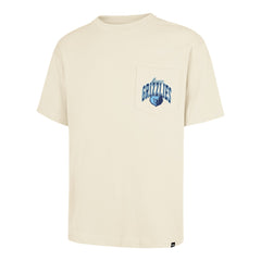 47 brand Memphis Grizzlies '47 Unisex Crossover Collection Foundation Pocket T-Shirt Cream