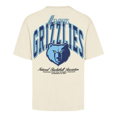 47 brand Memphis Grizzlies '47 Unisex Crossover Collection Foundation Pocket T-Shirt Cream