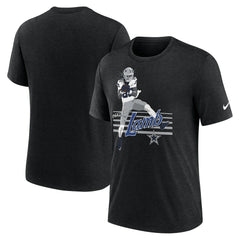 CeeDee Lamb Dallas Cowboys Player Graphic T-Shirt - Heather Black - Nike