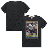 Ray Lewis Baltimore Ravens Homage Unisex NFL Topps Trading Card Tri-Blend T-Shirt - Charcoal - NFL