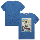 Lawrence Taylor New York Giants Homage Unisex NFL Topps Trading Card Tri-Blend T-Shirt - Royal - NFL