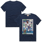 Emmitt Smith Dallas Cowboys Homage Unisex NFL Topps Trading Card Tri-Blend T-Shirt - Navy - NFL