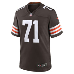 Cornelius Lucas Cleveland Browns Team Game Jersey - Brown - Nike