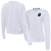 France National Team Antigua Women's Takeover Pullover Sweatshirt White