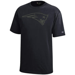 New England Patriots Champion Youth Tonal T-Shirt - Black - NFL