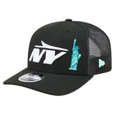New York Jets New Era Liberty 9SEVENTY Adjustable Trucker Hat - Black - NFL