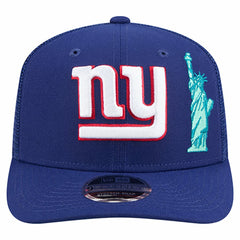 New York Giants New Era Liberty 9SEVENTY Adjustable Trucker Hat - Royal - NFL