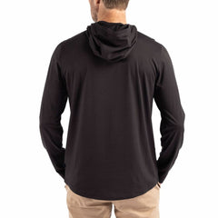 Tampa Bay Buccaneers Cutter & Buck Coastline Epic Comfort Eco Recycled Long Sleeve Hoodie T-Shirt - Black - NFL
