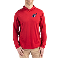Arizona Cardinals Cutter & Buck Americana Coastline Epic Comfort Eco Recycled Long Sleeve Hoodie T-Shirt - Cardinal - NFL