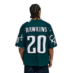 Brian Dawkins Philadelphia Eagles x Golf Wang Unisex 1996 Legacy Fashion Jersey - Midnight Green - Mitchell & Ness