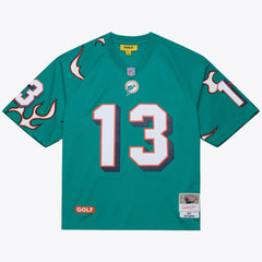 Dan Marino Miami Dolphins x Golf Wang Unisex 1984 Legacy Fashion Jersey - Aqua - Mitchell & Ness