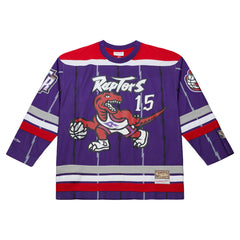 Mitchell & Ness Vince Carter Toronto Raptors Unisex Maxxed Out Fashion Hockey Jersey Purple