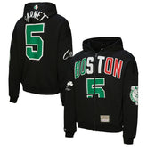 Mitchell & Ness Kevin Garnett Boston Celtics Unisex Hardwood Classics Maxxed Out Full-Zip Hoodie Black