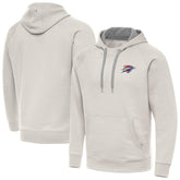Oklahoma City Thunder Antigua Victory Pullover Hoodie Cream