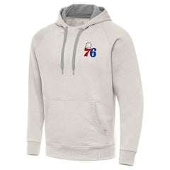 Philadelphia 76ers Antigua Victory Pullover Hoodie Cream