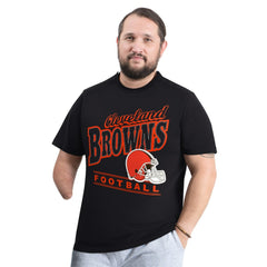 Cleveland Browns G-III Sports by Carl Banks Adaptive Headliner Graphic T-Shirt - Black - NFL