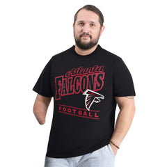 Atlanta Falcons G-III Sports by Carl Banks Adaptive Headliner Graphic T-Shirt - Black - NFL