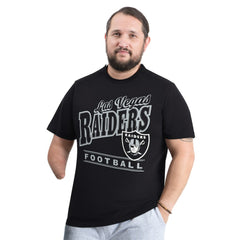 Las Vegas Raiders G-III Sports by Carl Banks Adaptive Headliner Graphic T-Shirt - Black - NFL