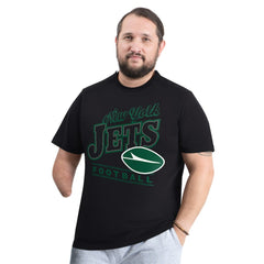 New York Jets G-III Sports by Carl Banks Adaptive Headliner Graphic T-Shirt - Black - NFL