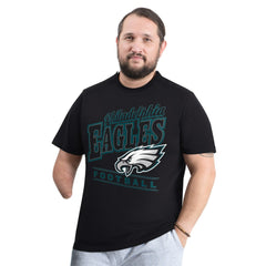 Philadelphia Eagles G-III Sports by Carl Banks Adaptive Headliner Graphic T-Shirt - Black - NFL