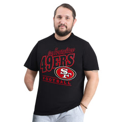 San Francisco 49ers G-III Sports by Carl Banks Adaptive Headliner Graphic T-Shirt - Black - NFL