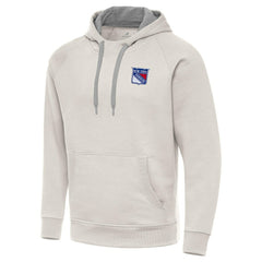 New York Rangers Antigua Victory Pullover Hoodie - Cream | NHL near me
