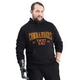 Washington Commanders G-III Sports by Carl Banks Adaptive Team Spirit Graphic Fleece Pullover Hoodie - Black - NFL