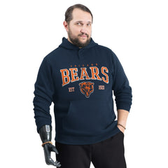 Chicago Bears G-III Sports by Carl Banks Adaptive Team Spirit Graphic Fleece Pullover Hoodie - Navy - NFL