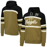 Mitchell & Ness Denver Nuggets Double Clutch Head Coach Hoodie Olive/Black