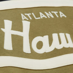 Mitchell & Ness Atlanta Hawks Double Clutch Head Coach Hoodie Olive/Black