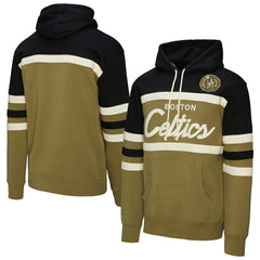 Mitchell & Ness Boston Celtics Double Clutch Head Coach Hoodie Olive