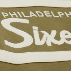 Mitchell & Ness Philadelphia 76ers Double Clutch Head Coach Hoodie Olive