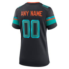 Miami Dolphins Women's 2025 Rivalries Collection Custom Game Jersey - Pitch Blue - Nike