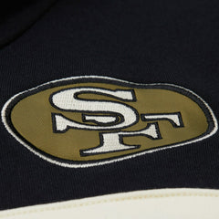 San Francisco 49ers Vintage Logo Head Coach Hoodie - Olive - Mitchell & Ness