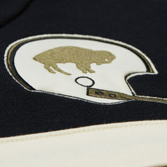 Buffalo Bills Vintage Logo Head Coach Hoodie - Olive - Mitchell & Ness
