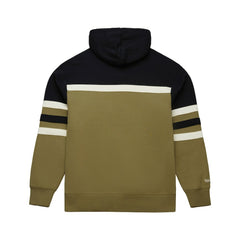 Kansas City Chiefs Vintage Logo Head Coach Hoodie - Olive - Mitchell & Ness
