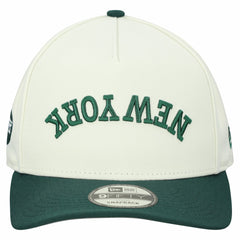 New York Jets New Era Upside Down 9FIFTY A-Frame Snapback Hat - Cream - NFL