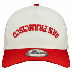 San Francisco 49ers New Era Upside Down 9FIFTY A-Frame Snapback Hat - Cream - NFL